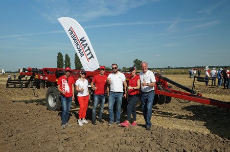TITAN MACHINERY Company demonstrated aggregates for the soil processing in Kyiv region
