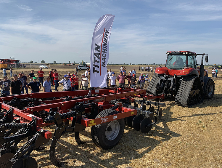 TITAN MACHINERY Company demonstrated aggregates for the soil processing in Kyiv region