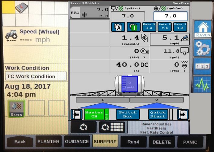 ISOBUS controller Raven RCM