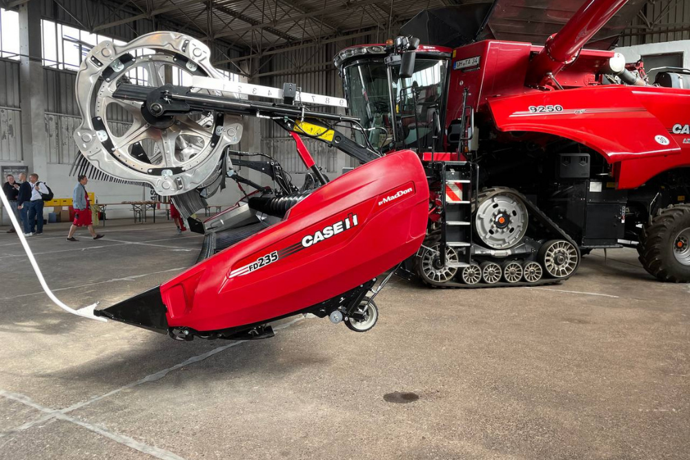 MacDon FD2 corn harvesters