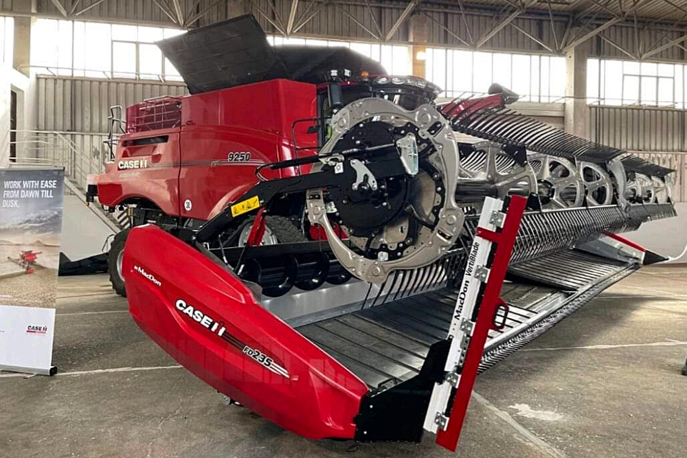 MacDon FD2 corn harvesters