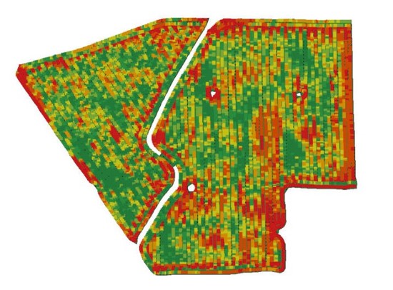Yield mapping