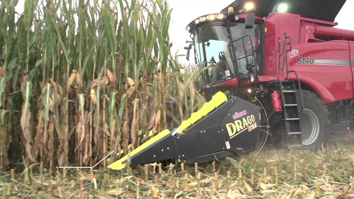 Olimac Drago GT corn harvester