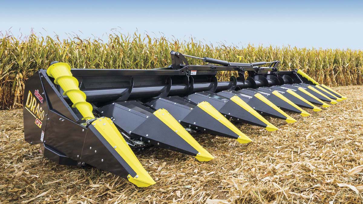 Olimac Drago GT corn harvester