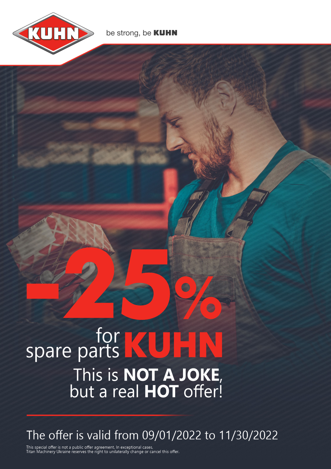-25% for KUHN Spare Parts