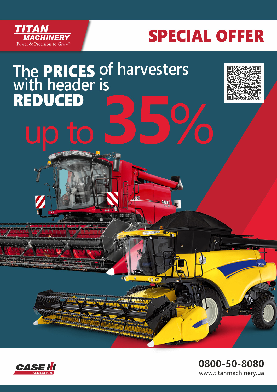 HOT price for USED set of harvester