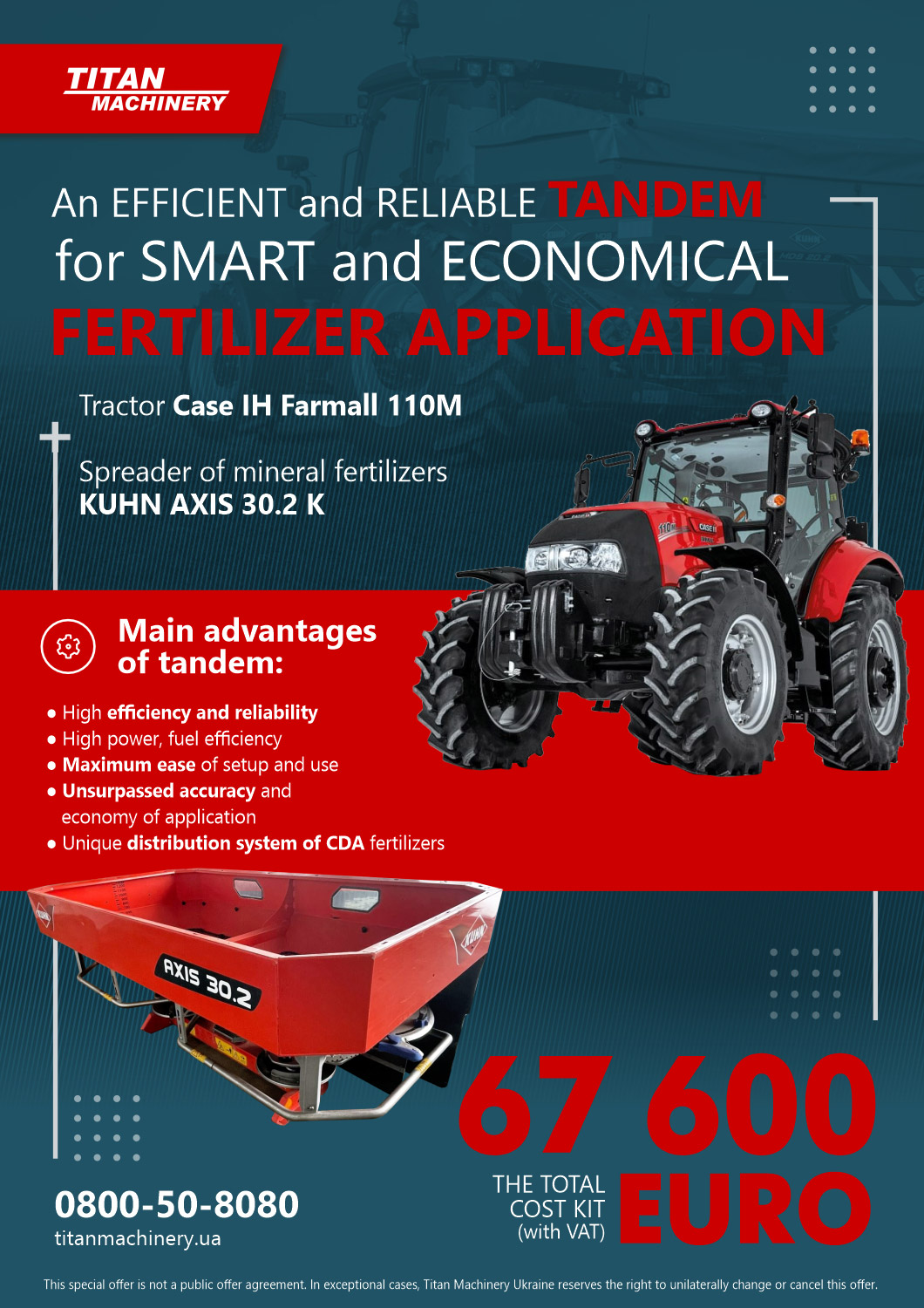 An efficient and reliable tandem for smart and economical fertilizer application