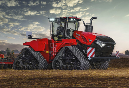 Optimal working speeds, increased productivity and work efficiency: the new CASE IH quadtrac 715