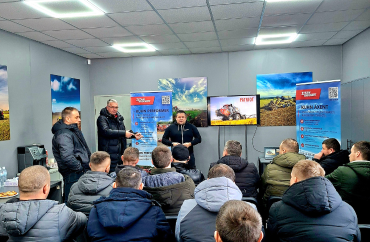 Titan Machinery Ukraine presented machinery of the leading global brand KUHN during an Open Day in Zhytomyr