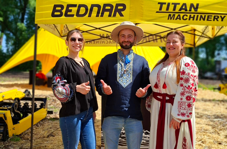 Сучасні технології BEDNAR на AGRO Challenge 2026 представила компанія Тайтен Машинері Україна